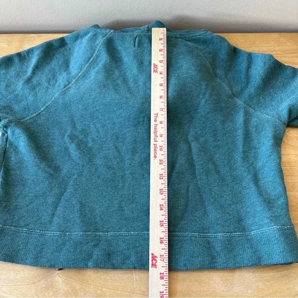 Pact Teal Cowl-Neck Pullover Hoodie - Picture 10 of 11